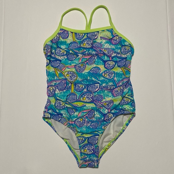 OP Bathing suit with sunglass images - Picture 1 of 7